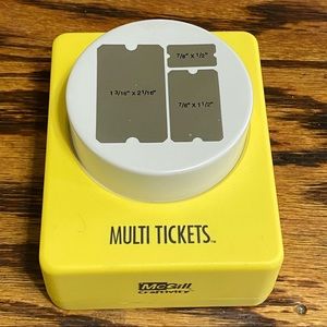McGill Craftivity Multi Tickets Paper Punch